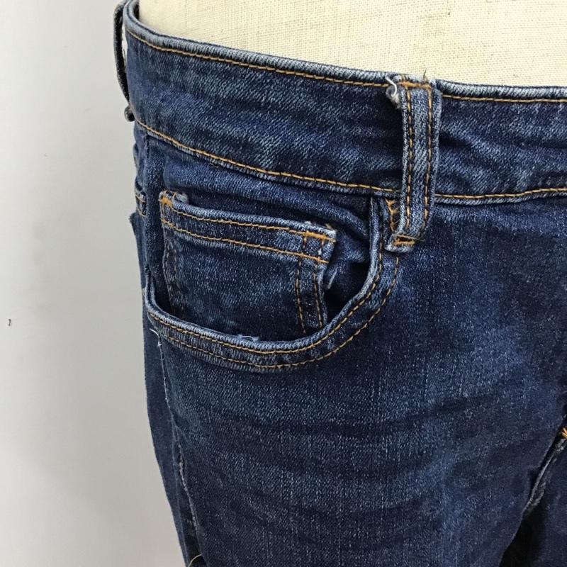ザラ ZARA TRAFALUC パンツ デニム、ジーンズ デニムパンツ スリムパンツ ストレッチパンツ ジーンズ 42 無地 インディゴ / インディゴ /  レディース USED 古着 中古 10103001