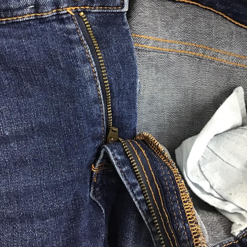 ザラ ZARA TRAFALUC パンツ デニム、ジーンズ デニムパンツ スリムパンツ ストレッチパンツ ジーンズ 42 無地 インディゴ / インディゴ /  レディース USED 古着 中古 10103001