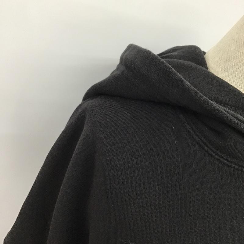 ザラ ZARA パーカー 長袖 長袖パーカー フード付きパーカー 無地スウェットトレーナー L 無地 黒 / ブラック / レディース USED 古着 中古 10103003