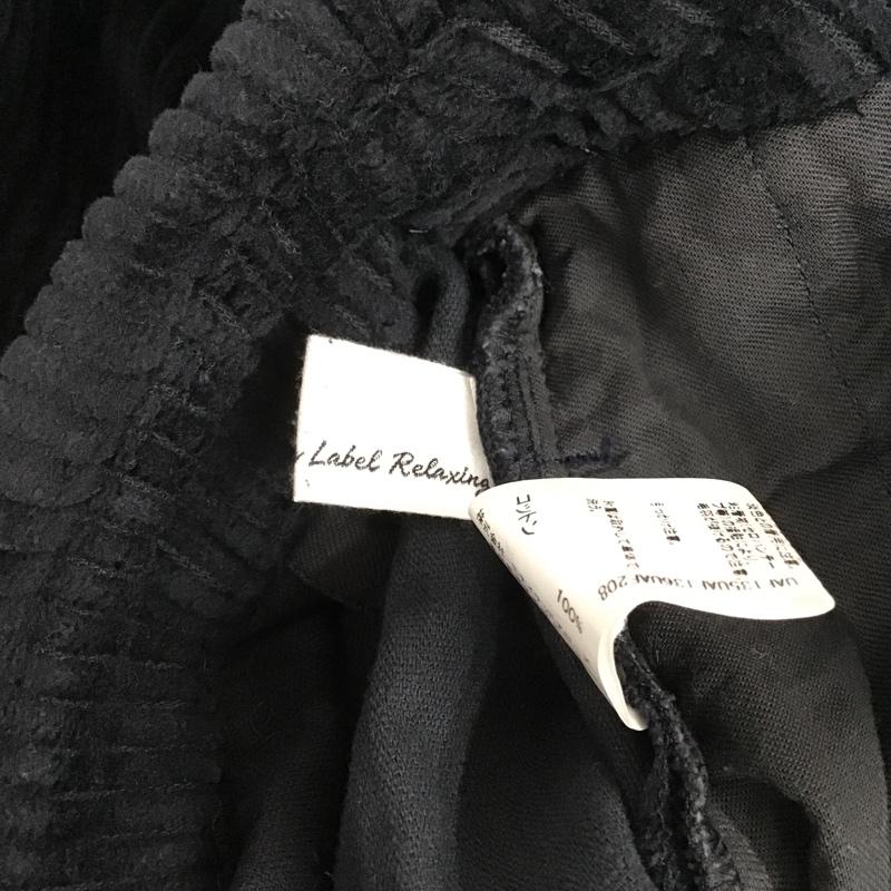 グリーンレーベルリラクシング green label relaxing スカート ロングスカート 3624-106-1627 NFCワイドコールテンマキシスカート ロングスカート コーデュロイスカート 38 無地 黒 / ブラック / レディース USED 古着 中古 10103004