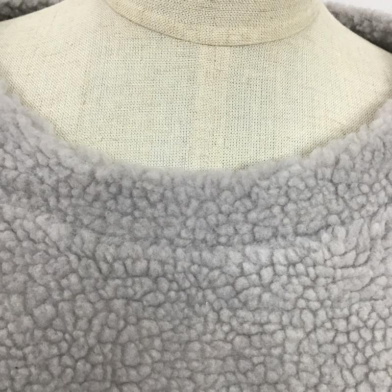 アースミュージックアンドエコロジー earth music&ecology カットソー 長袖 長袖カットソー 長袖フリース クルーネック FREE 無地 灰 / グレー /  レディース USED 古着 中古 10103010