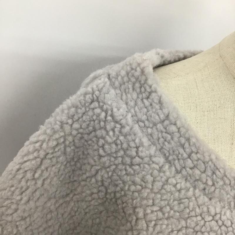 アースミュージックアンドエコロジー earth music&ecology カットソー 長袖 長袖カットソー 長袖フリース クルーネック FREE 無地 灰 / グレー /  レディース USED 古着 中古 10103010