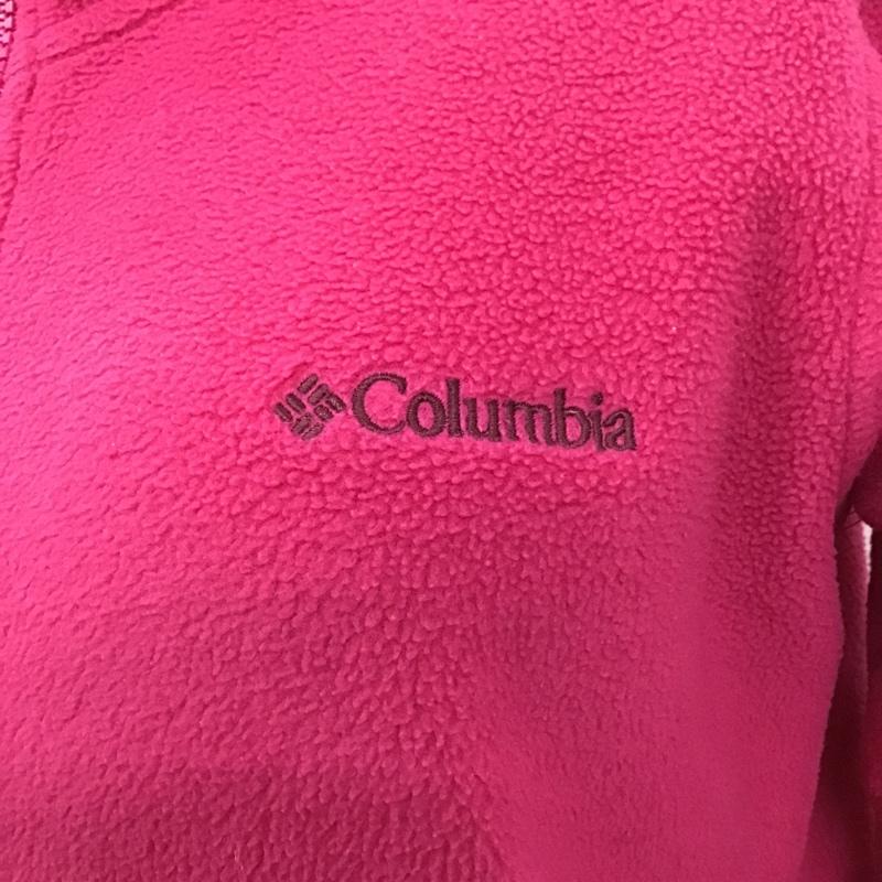 コロンビア Columbia ジャケット、上着 ジャケット、ブレザー フリース M 無地 桃 / ピンク / レディース USED 古着 中古 10103023