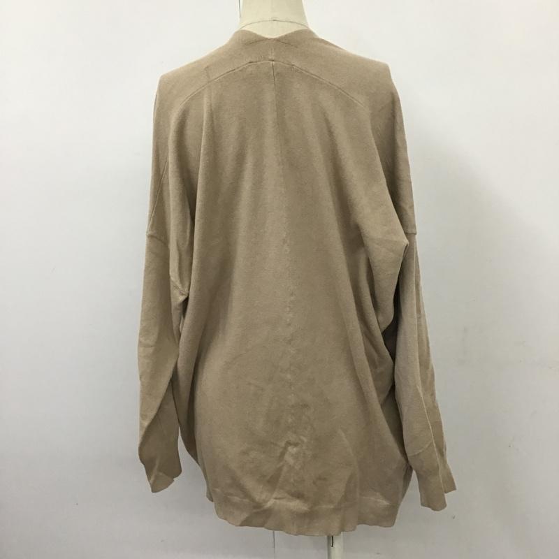 マウジー MOUSSY ニット、セーター 長袖 FREE 無地 ベージュ / ベージュ / レディース USED 古着 中古 10103031