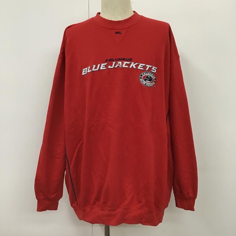 リー Lee トレーナー 長袖 無地 赤 / レッド / メンズ USED 古着 中古 10103076