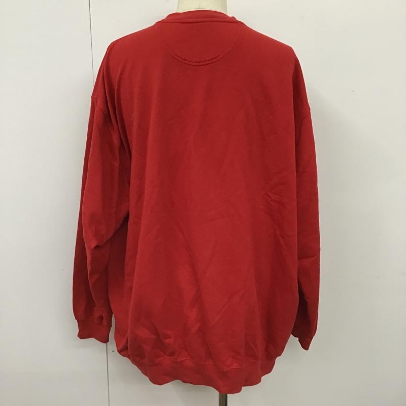 リー Lee トレーナー 長袖 無地 赤 / レッド / メンズ USED 古着 中古 10103076