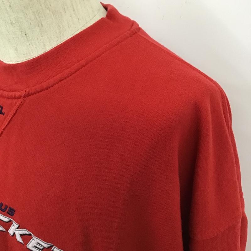 リー Lee トレーナー 長袖 無地 赤 / レッド / メンズ USED 古着 中古 10103076