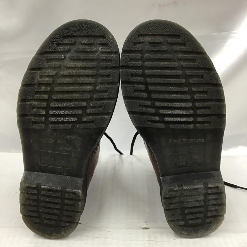 ドクターマーチン Dr.Martens ブーツ 一般 1460 8ホール レザー UK6 箱有 無地 茶 / ブラウン / レディース USED 古着 中古 10103080