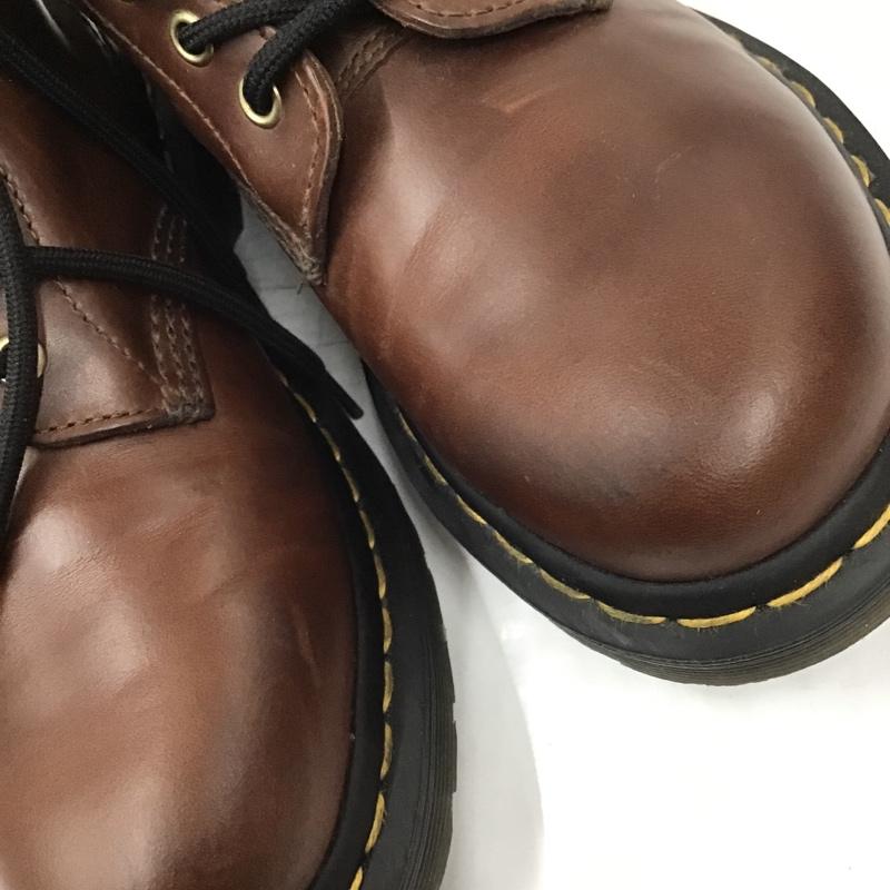 ドクターマーチン Dr.Martens ブーツ 一般 1460 8ホール レザー UK6 箱有 無地 茶 / ブラウン / レディース USED 古着 中古 10103080