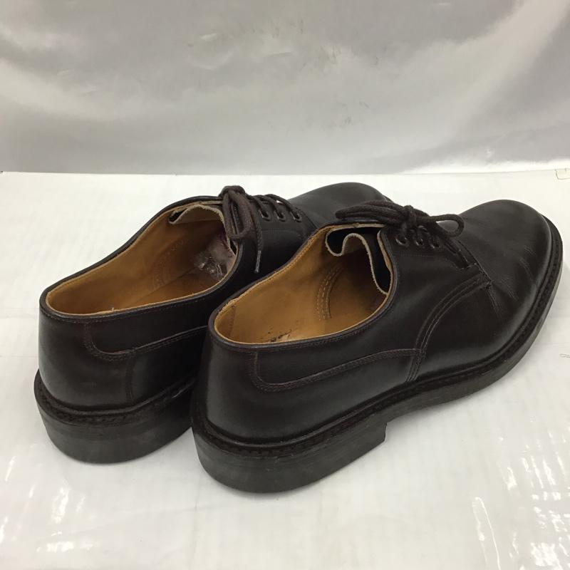 トリッカーズ Tricker's 革靴 革靴 M5636 カントリーシューズ プレーントゥ 9.5 無地 ダークブラウン / ダークブラウン / メンズ USED 古着 中古 10103084