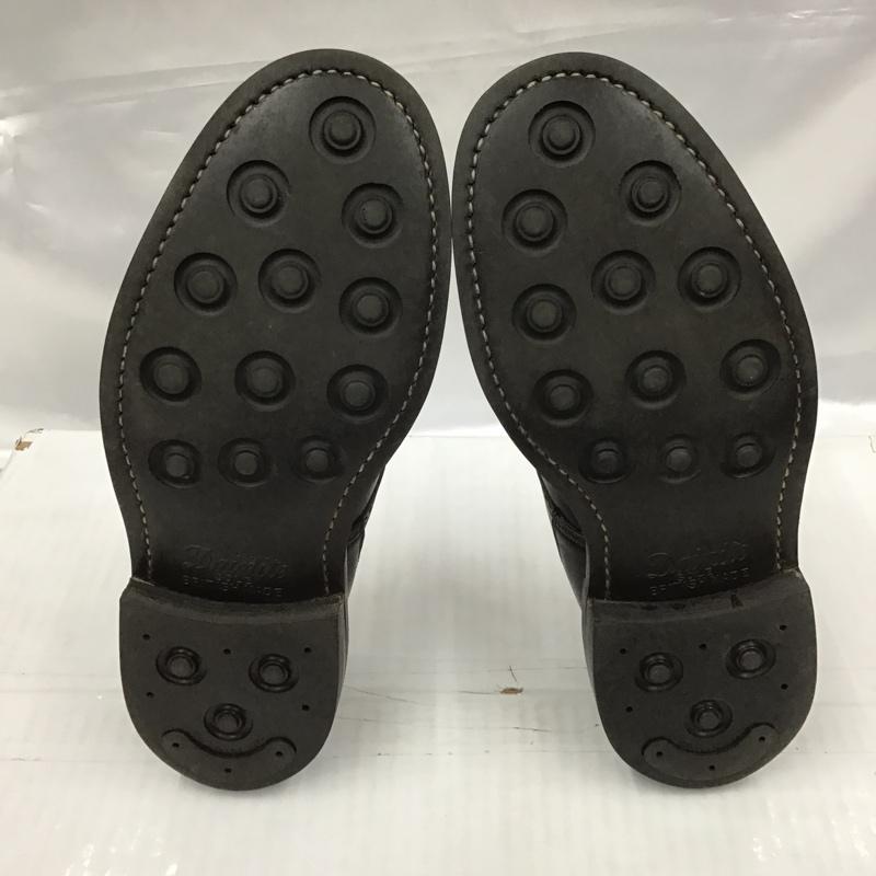 トリッカーズ Tricker's 革靴 革靴 M5636 カントリーシューズ プレーントゥ 9.5 無地 ダークブラウン / ダークブラウン / メンズ USED 古着 中古 10103084