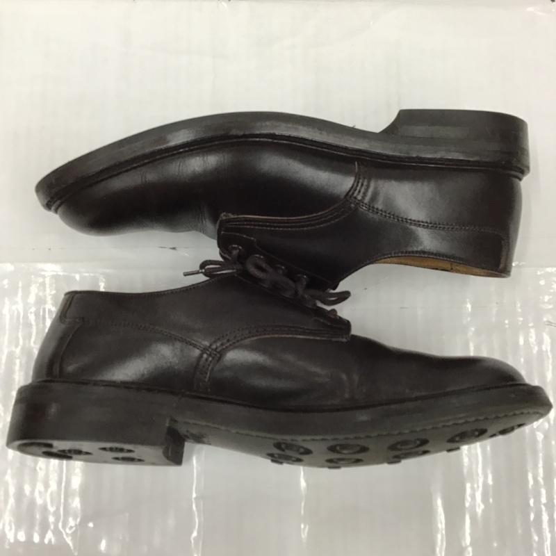 トリッカーズ Tricker's 革靴 革靴 M5636 カントリーシューズ プレーントゥ 9.5 無地 ダークブラウン / ダークブラウン / メンズ USED 古着 中古 10103084