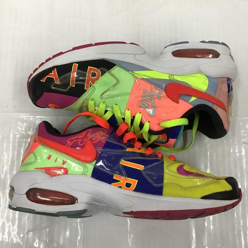 ナイキ NIKE スニーカー スニーカー CJ6200 001 AIR MAX 2 LIGHT QS ATMOS 26cm 箱有 トートバッグ付き 26.0cm ロゴ、文字 マルチカラー / マルチカラー / メンズ USED 古着 中古 10103089