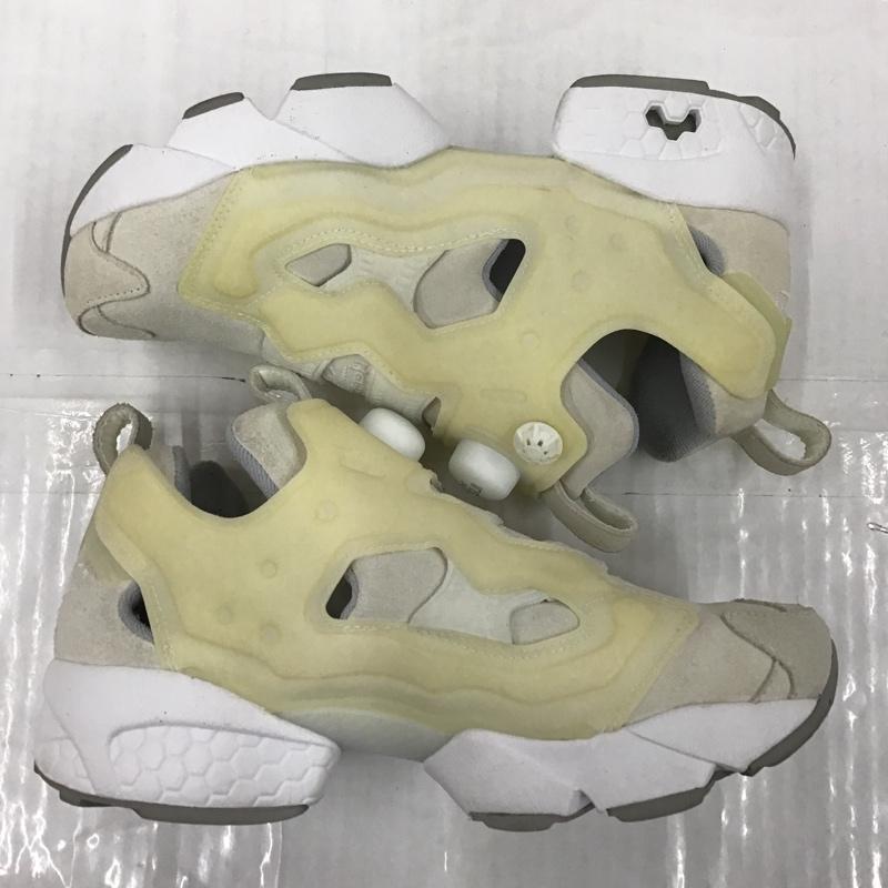 リーボック Reebok スニーカー スニーカー GX6355 INSTAPUMP FURY OG UNITED ARROWS 24.5cm 箱有 24.5cm ロゴ、文字 アイボリー / アイボリー / X グレージュ / グレージュ / レディース USED 古着 中古 10103093