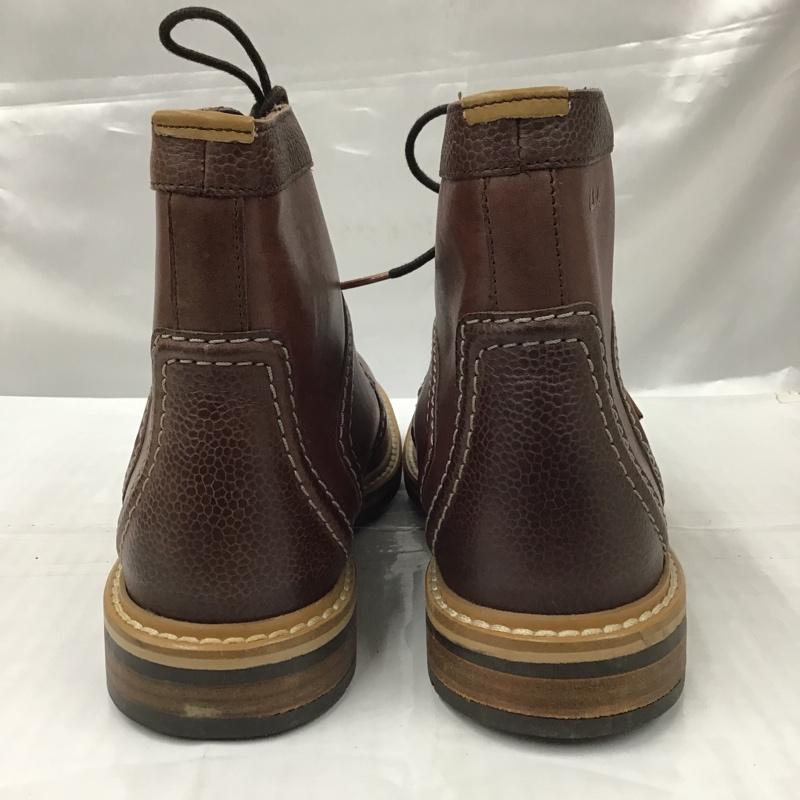 クラークス Clarks ブーツ ショートブーツ ウィングチップ メダリオン DARBY TOP 20356164 UK7.5 25.5cm 箱有 ロゴ、文字 茶 / ブラウン / メンズ USED 古着 中古 10103095