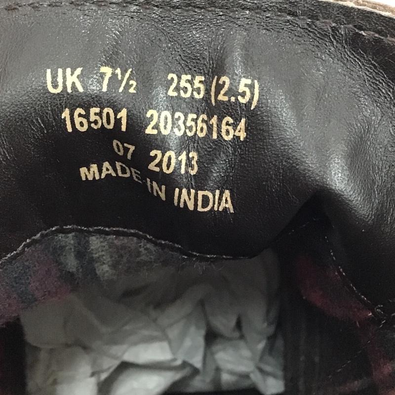 クラークス Clarks ブーツ ショートブーツ ウィングチップ メダリオン DARBY TOP 20356164 UK7.5 25.5cm 箱有 ロゴ、文字 茶 / ブラウン / メンズ USED 古着 中古 10103095