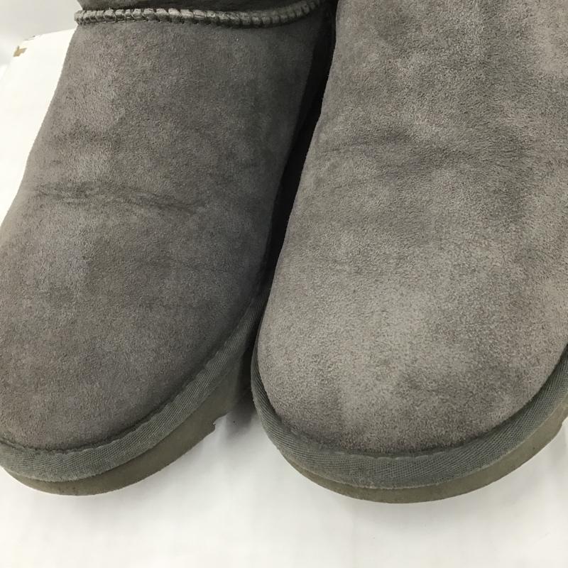 アグ UGG ブーツ 一般 1016223 Classic Short II 26cm 箱有 26.0cm ロゴ、文字 灰 / グレー / メンズ USED 古着 中古 10103096