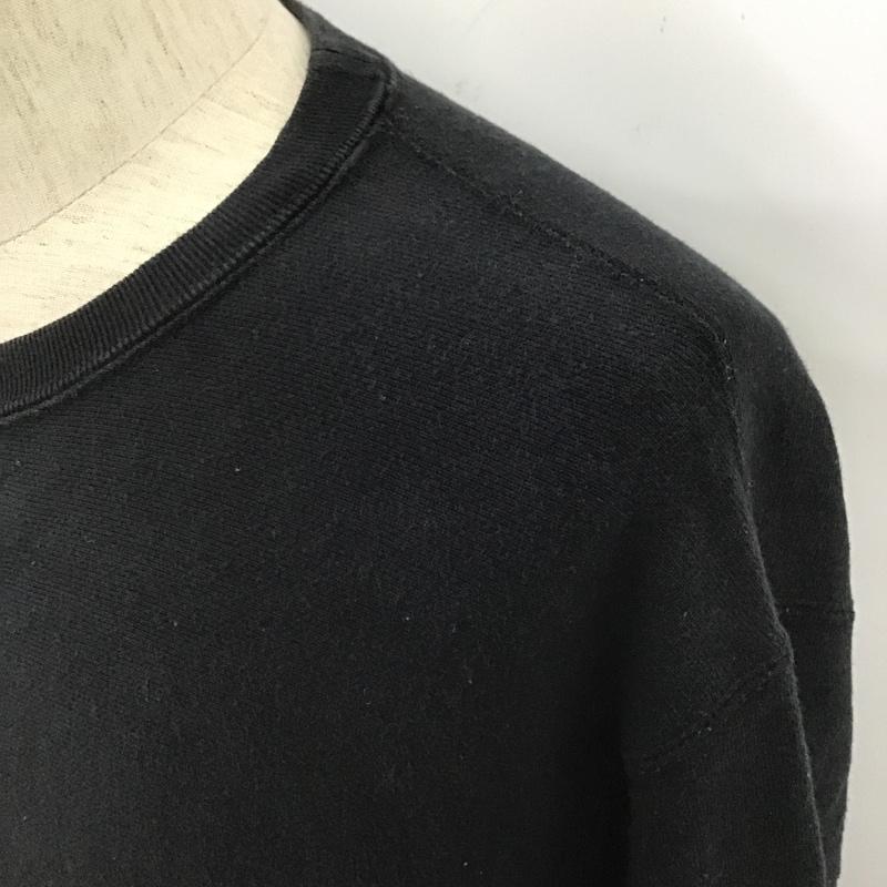 アベイシングエイプ A BATHING APE トレーナー 長袖 L 無地 黒 / ブラック / メンズ USED 古着 中古 10103102