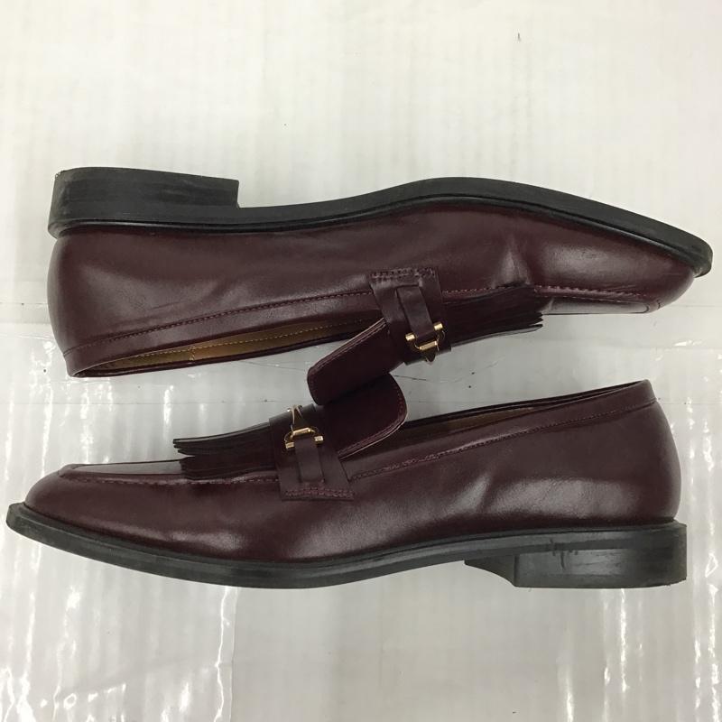 ザラ ZARA ローファー ローファー 2517 610 022 フリンジ 25.5cm 25.5cm 無地 えんじ / ワインレッド / レディース USED 古着 中古 10103106