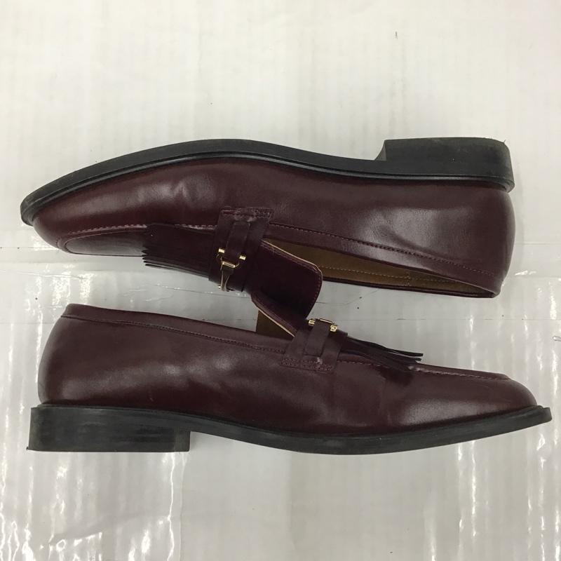 ザラ ZARA ローファー ローファー 2517 610 022 フリンジ 25.5cm 25.5cm 無地 えんじ / ワインレッド / レディース USED 古着 中古 10103106