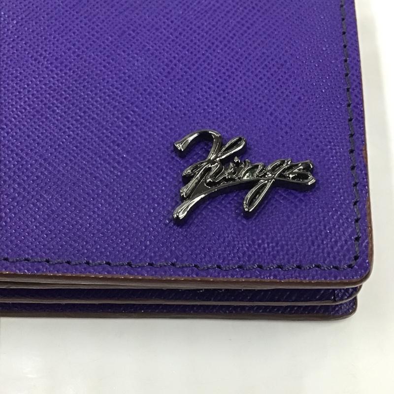 サマンサキングズ SAMANTHA KINGZ カードケース カードケース 箱有 名刺入れ ロゴ、文字 紫 / パープル / メンズ USED 古着 中古 10103135