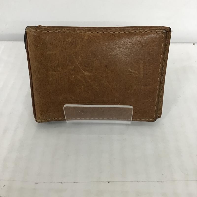 フォッシル FOSSIL カードケース 定期入れ マネークリップ付き パスケース カードケース ロゴ、文字 茶 / ブラウン / メンズ USED 古着 中古 10103153