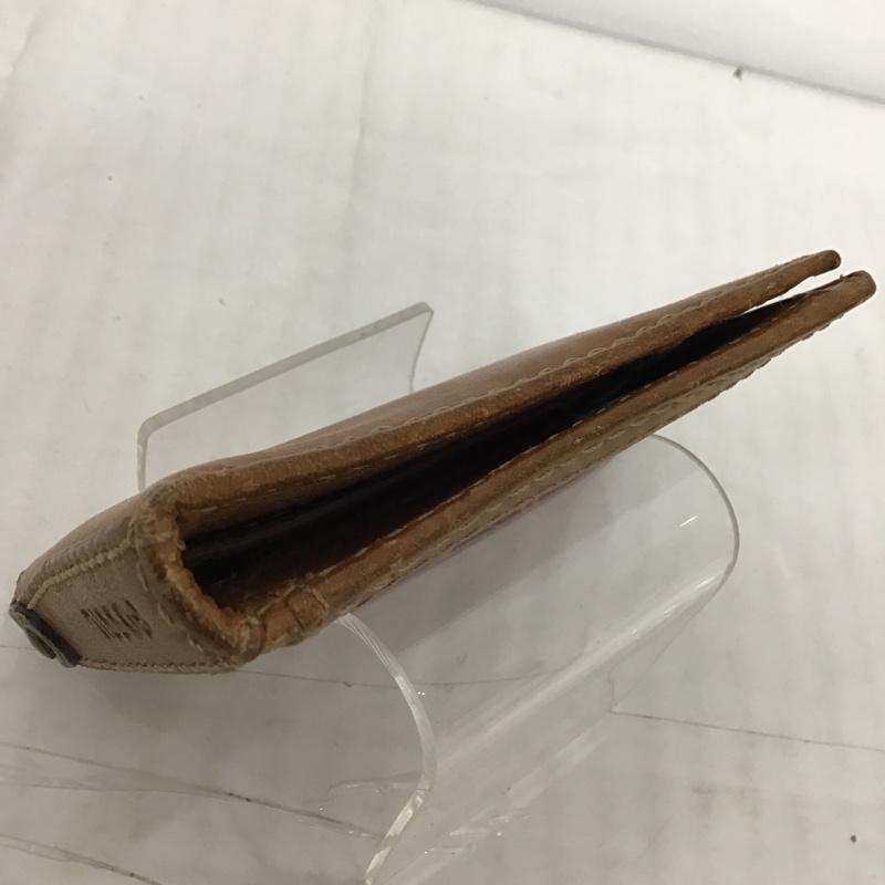 フォッシル FOSSIL カードケース 定期入れ マネークリップ付き パスケース カードケース ロゴ、文字 茶 / ブラウン / メンズ USED 古着 中古 10103153