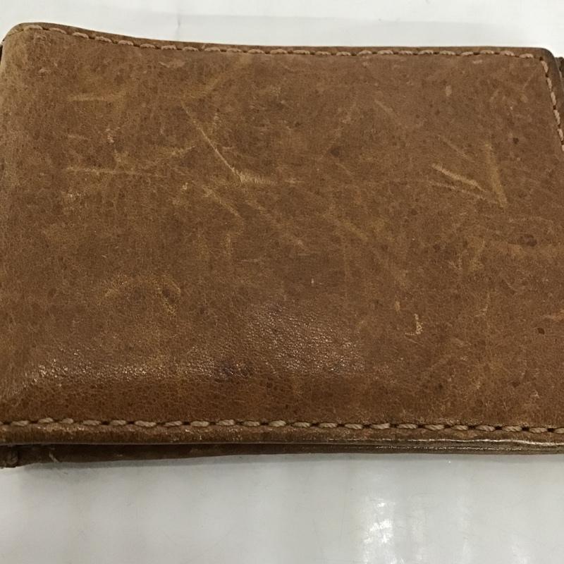 フォッシル FOSSIL カードケース 定期入れ マネークリップ付き パスケース カードケース ロゴ、文字 茶 / ブラウン / メンズ USED 古着 中古 10103153