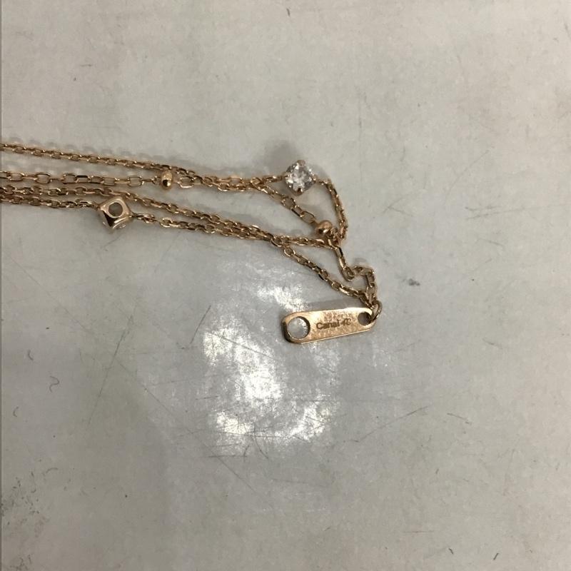 カナルヨンドシー canal4℃ アクセサリー ブレスレット、バングル 15193-613-3101 K10ピンクゴールド ブレスレット 箱有 無地 桃 / ピンク / レディース USED 古着 中古 10103157