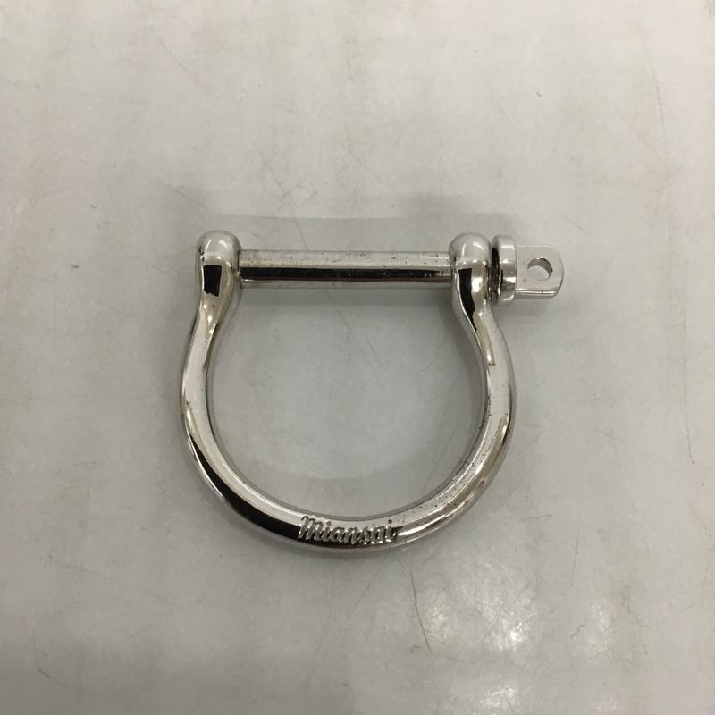 マイアンサイ MIANSAI キーホルダー キーホルダー ScrewCuff キーリング 箱有 ロゴ、文字 銀 / シルバー / メンズ USED 古着 中古 10103160