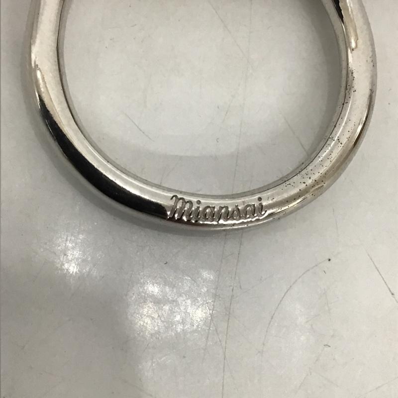 マイアンサイ MIANSAI キーホルダー キーホルダー ScrewCuff キーリング 箱有 ロゴ、文字 銀 / シルバー / メンズ USED 古着 中古 10103160