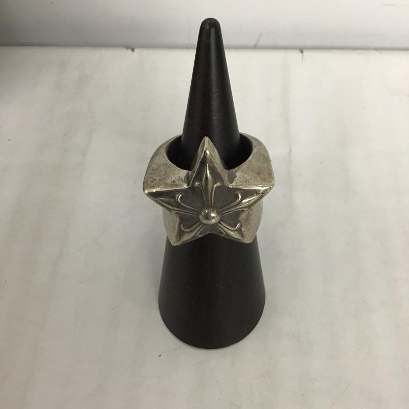 クロムハーツ CHROME HEARTS アクセサリー 指輪 STR LRG ラージスターリング 16号 無地 銀 / シルバー / メンズ USED 古着 中古 10103162