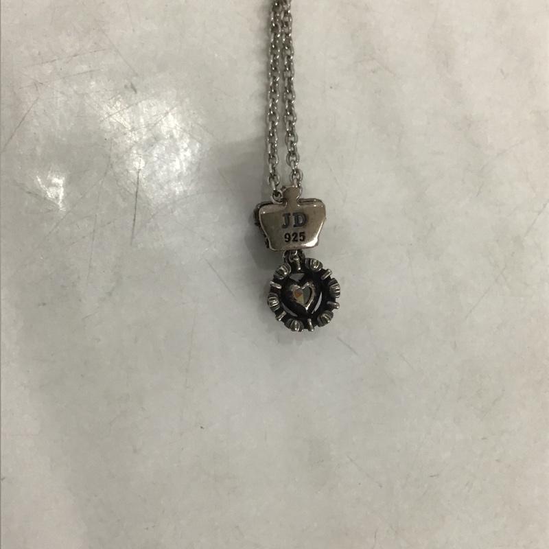 ジャスティンディヴィス JUSTIN DAVIS アクセサリー ネックレス、ペンダント クラウン ハート 箱有 銀 / シルバー / レディース USED 古着 中古 10103163