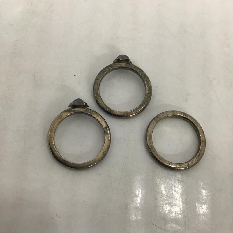コーチ COACH アクセサリー 指輪 星 3つセット 重ね付け 銀 / シルバー / レディース USED 古着 中古 10103166