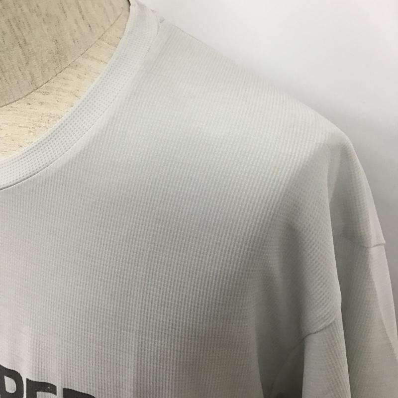 ザノースフェイス THE NORTH FACE Tシャツ 半袖 NT12205 半袖シャツ プリントTシャツ ショートスリーブフラッシュドライスリーディーティー XL ロゴ、文字 灰 / グレー / メンズ USED 古着 中古 10103173