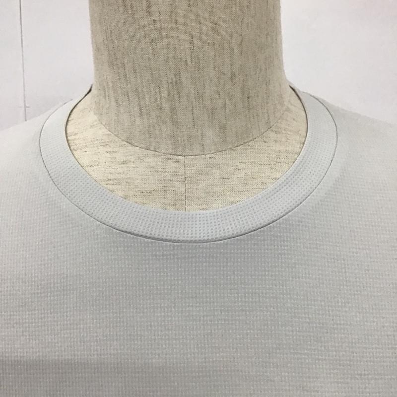 ザノースフェイス THE NORTH FACE Tシャツ 半袖 NT12205 半袖シャツ プリントTシャツ ショートスリーブフラッシュドライスリーディーティー XL ロゴ、文字 灰 / グレー / メンズ USED 古着 中古 10103173