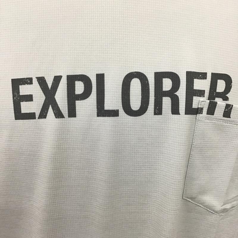 ザノースフェイス THE NORTH FACE Tシャツ 半袖 NT12205 半袖シャツ プリントTシャツ ショートスリーブフラッシュドライスリーディーティー XL ロゴ、文字 灰 / グレー / メンズ USED 古着 中古 10103173