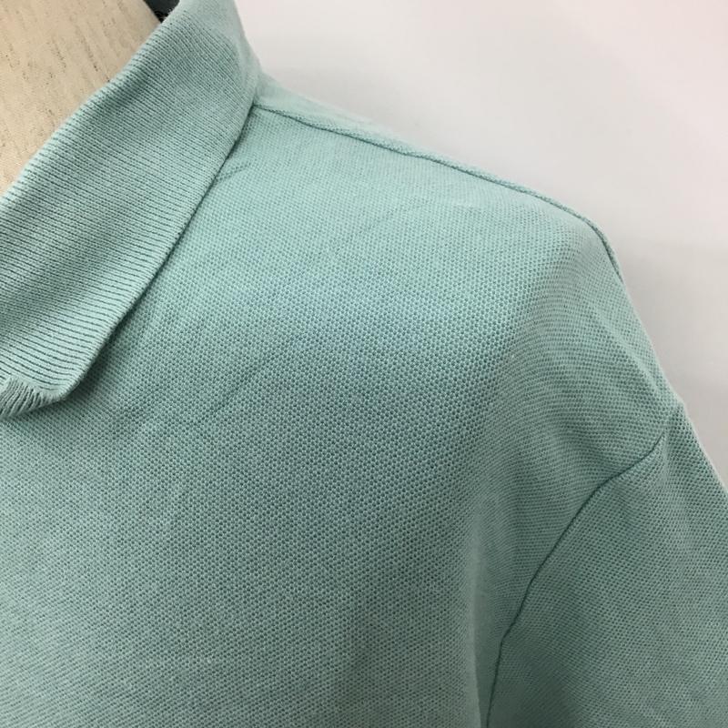 チャップス CHAPS ポロシャツ 半袖 半袖ポロシャツ カラーシャツ カジュアルシャツ L ロゴ、文字 緑 / グリーン / メンズ USED 古着 中古 10103186
