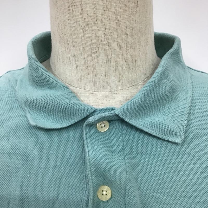 チャップス CHAPS ポロシャツ 半袖 半袖ポロシャツ カラーシャツ カジュアルシャツ L ロゴ、文字 緑 / グリーン / メンズ USED 古着 中古 10103186