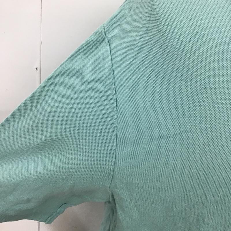 チャップス CHAPS ポロシャツ 半袖 半袖ポロシャツ カラーシャツ カジュアルシャツ L ロゴ、文字 緑 / グリーン / メンズ USED 古着 中古 10103186