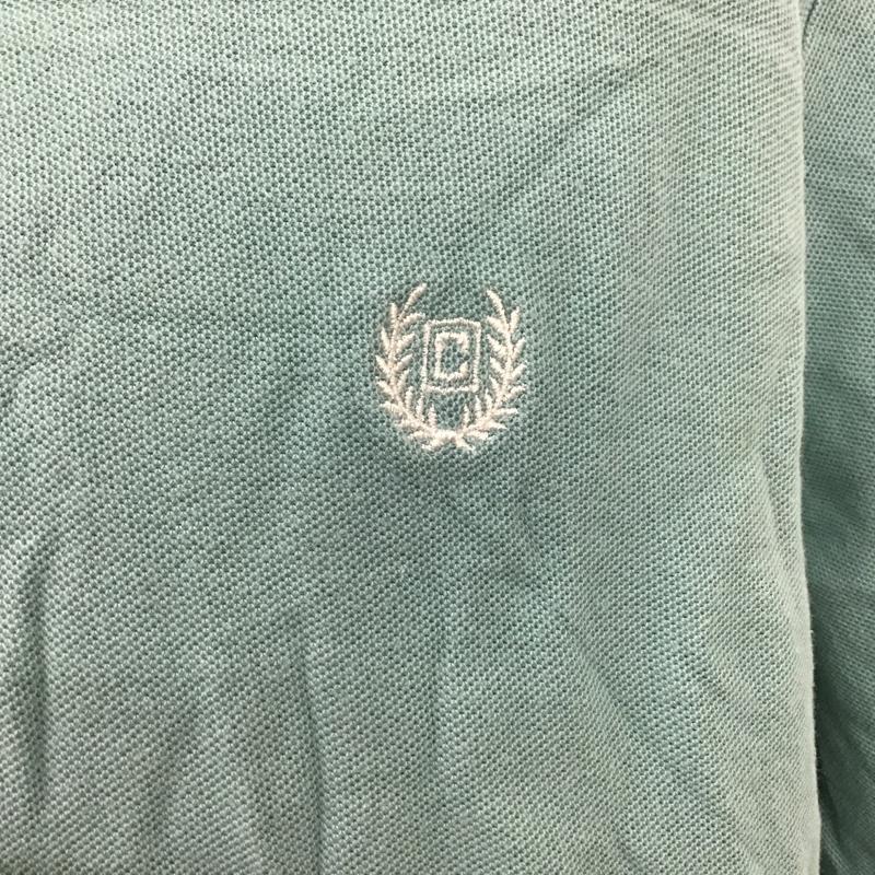 チャップス CHAPS ポロシャツ 半袖 半袖ポロシャツ カラーシャツ カジュアルシャツ L ロゴ、文字 緑 / グリーン / メンズ USED 古着 中古 10103186