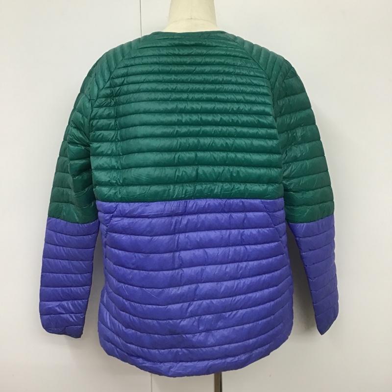パタゴニア patagonia ジャケット、上着 ジャンパー、ブルゾン 85570FA21 ダウンジャケット プルオーバー 長袖カットソー アウター XL ロゴ、文字 青 / ブルー / X 緑 / グリーン / メンズ USED 古着 中古 10103191