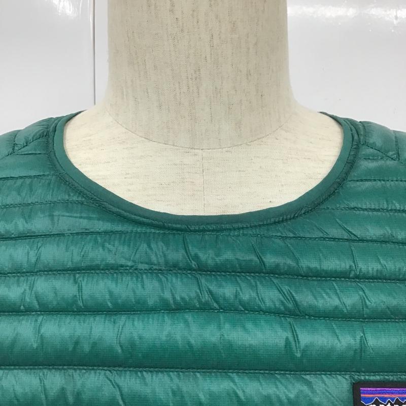 パタゴニア patagonia ジャケット、上着 ジャンパー、ブルゾン 85570FA21 ダウンジャケット プルオーバー 長袖カットソー アウター XL ロゴ、文字 青 / ブルー / X 緑 / グリーン / メンズ USED 古着 中古 10103191