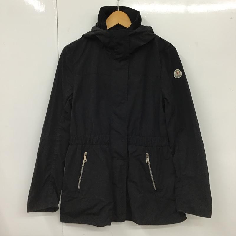 モンクレール MONCLER ジャケット、上着 ジャンパー、ブルゾン D10934600405 54543 DISTHENEGIUBBOTTOナイロンパーカー ジップアップジャケット カジュアルジャケット 1 無地 黒 / ブラック / レディース USED 古着 中古 10103196