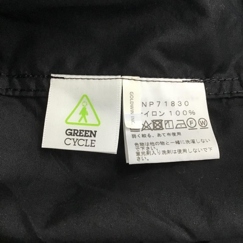 ザノースフェイス THE NORTH FACE ジャケット、上着 ジャンパー、ブルゾン NP71830 コンパクトジャケット ジップアップジャケット ナイロンジャケット L ロゴ、文字 黒 / ブラック / メンズ USED 古着 中古 10103210