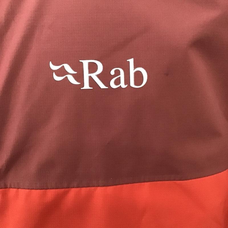 ラブ RAB ジャケット、上着 ジャンパー、ブルゾン ジップアップジャケット フード付きジャケット アウター パーカー XL ロゴ、文字 赤 / レッド / メンズ USED 古着 中古 10103212