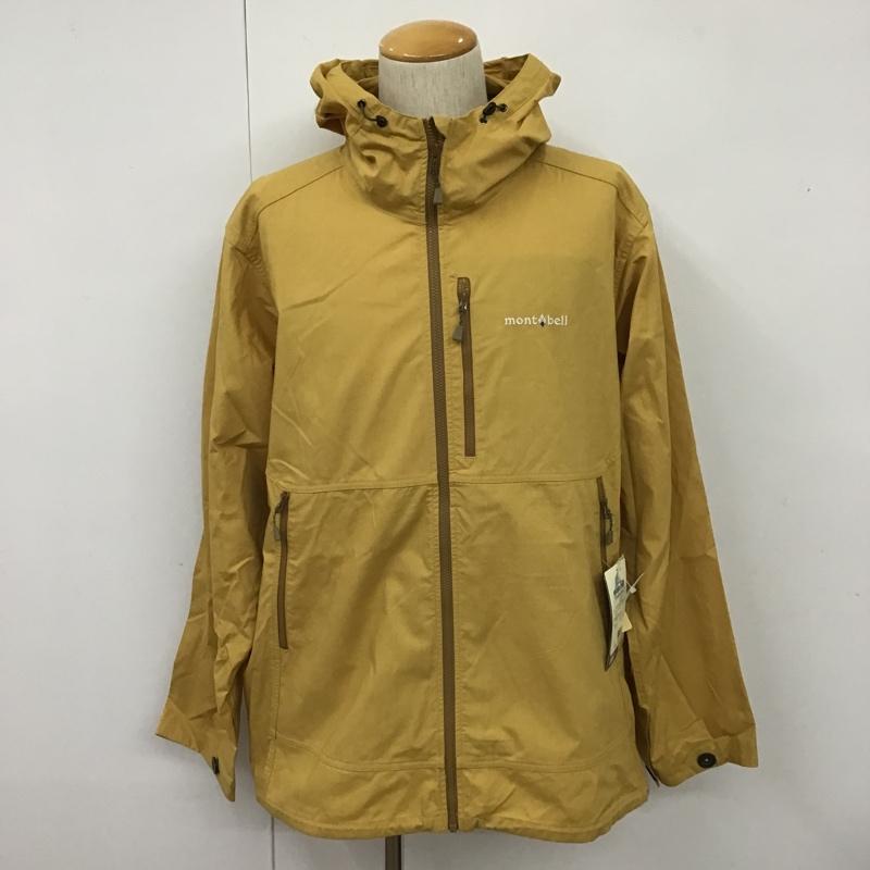 モンベル mont-bell ジャケット、上着 ジャンパー、ブルゾン 2103111 フエゴパーカ ジップアップジャケット 長袖パーカー アウター L ロゴ、文字 マスタード / マスタード / メンズ USED 古着 中古 10103216