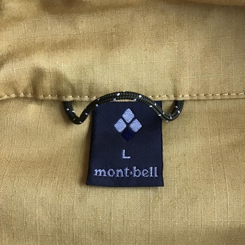 モンベル mont-bell ジャケット、上着 ジャンパー、ブルゾン 2103111 フエゴパーカ ジップアップジャケット 長袖パーカー アウター L ロゴ、文字 マスタード / マスタード / メンズ USED 古着 中古 10103216