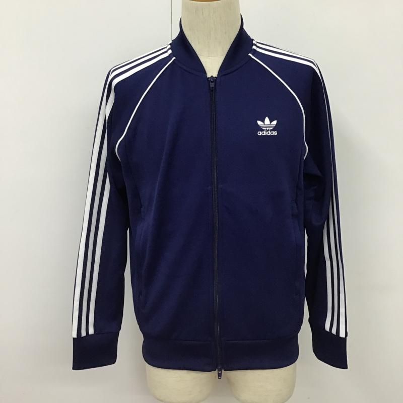 アディダスオリジナルス adidas originals ジャケット、上着 ジャンパー、ブルゾン H06710 クラシックPRIMEBLUESST トラックジャケット ジャージ スポーツ ウェア L ロゴ、文字 青 / ブルー / メンズ USED 古着 中古 10103220