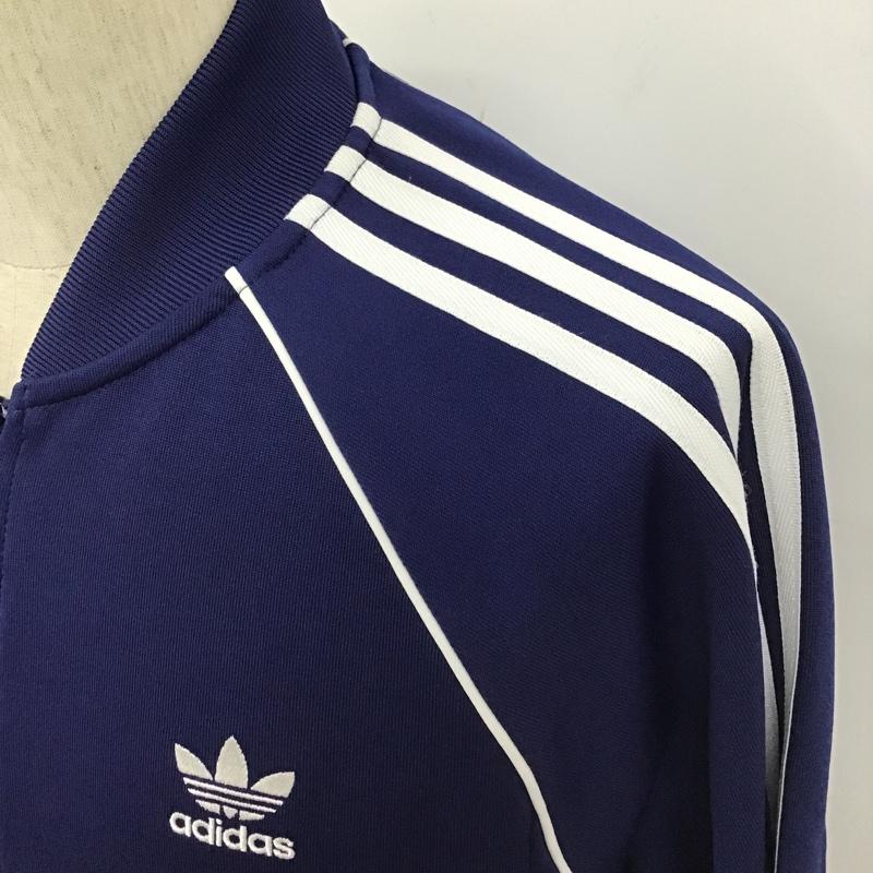 アディダスオリジナルス adidas originals ジャケット、上着 ジャンパー、ブルゾン H06710 クラシックPRIMEBLUESST トラックジャケット ジャージ スポーツ ウェア L ロゴ、文字 青 / ブルー / メンズ USED 古着 中古 10103220